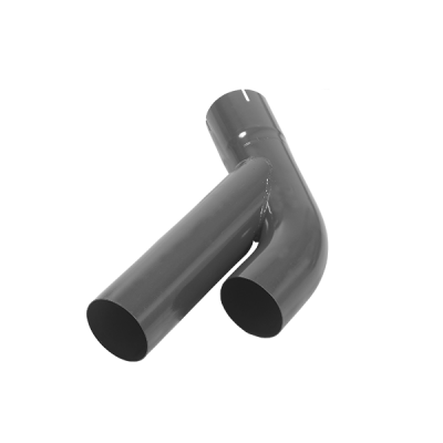 Adaptador doble para punta americana cromada